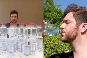 Pria ini harus minum 20 liter air setiap hari, faktanya bikin haru