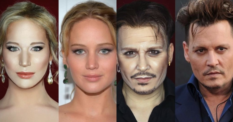 Cowok ini bisa ubah wajahnya jadi 10 artis, jago banget makeupnya