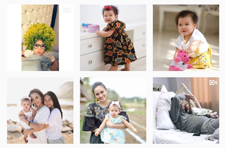 Belum berusia setahun, bayi artis ini sudah punya follower bejibun
