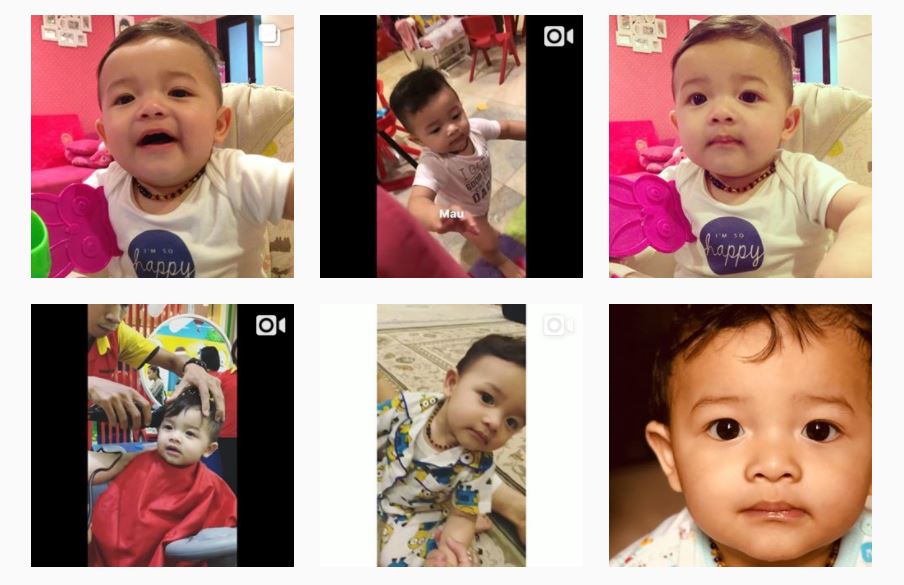 Belum berusia setahun, bayi artis ini sudah punya follower bejibun