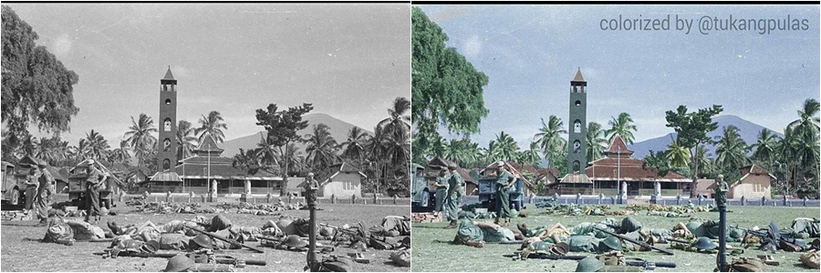 10 Foto jadul tentara kolonial diwarnai ulang, hasilnya makin hidup