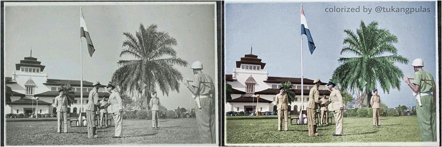 10 Foto jadul tentara kolonial diwarnai ulang, hasilnya makin hidup