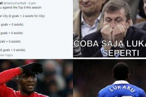 10 Meme sadis Manchester United yang kalah derby, Lukaku luka MU