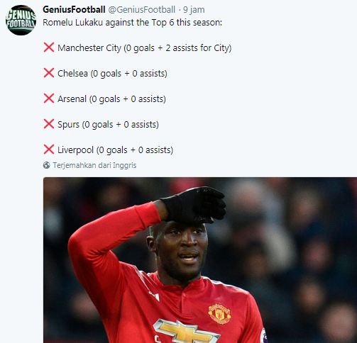 10 Meme sadis Manchester United yang kalah derby, Lukaku luka MU