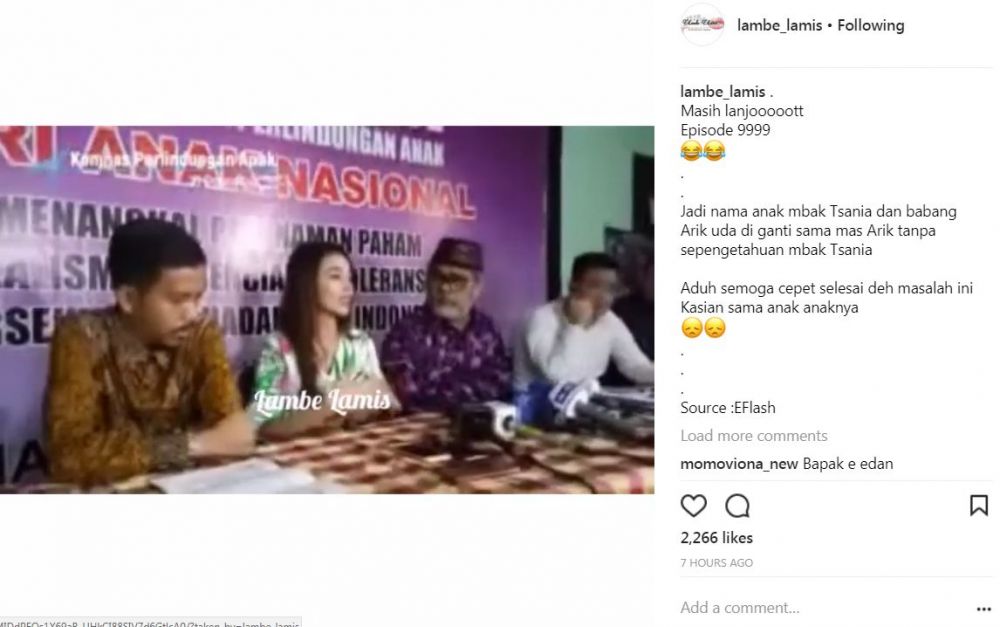 Nama anaknya diganti Atalarik Syach, Tsania Marwa terpukul