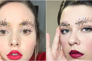 10 Alis mata bentuk pohon Natal, tren baru yang bisa dicoba