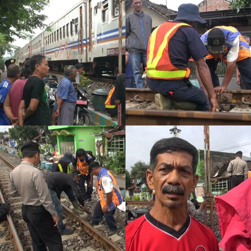 Aksi heroik warga hentikan kereta api karena rel terputus tuai pujian