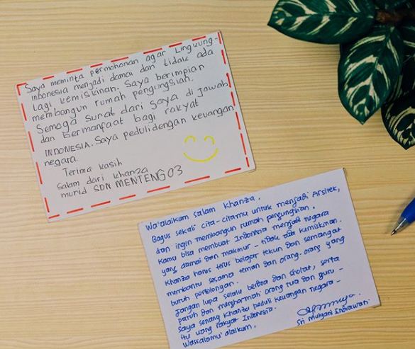 Kisah 10 surat pelajar untuk Sri Mulyani, ada yang minta 1 kg emas