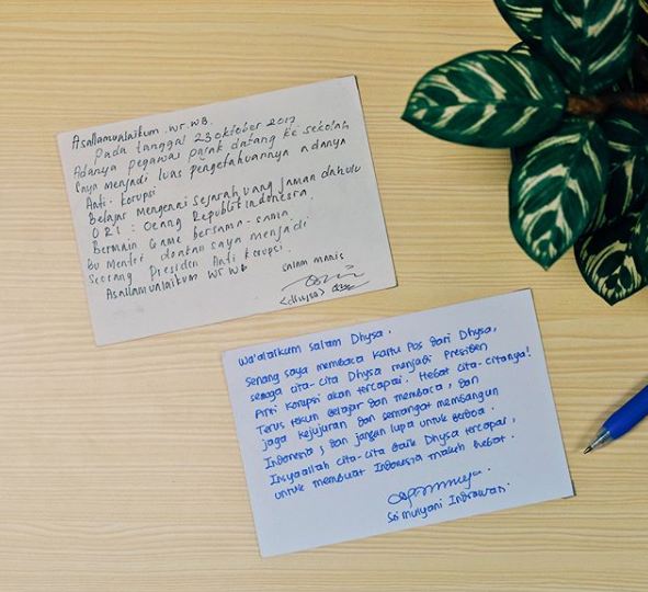 Kisah 10 surat pelajar untuk Sri Mulyani, ada yang minta 1 kg emas