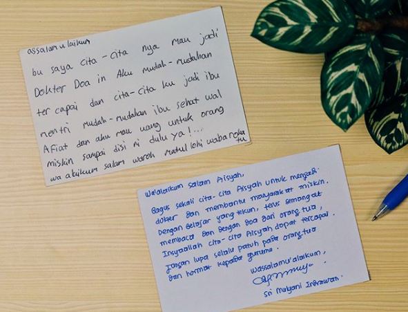 Kisah 10 surat pelajar untuk Sri Mulyani, ada yang minta 1 kg emas
