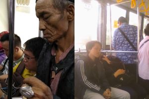 10 Potret penumpang umum duduk di kursi prioritas, nggak peka banget
