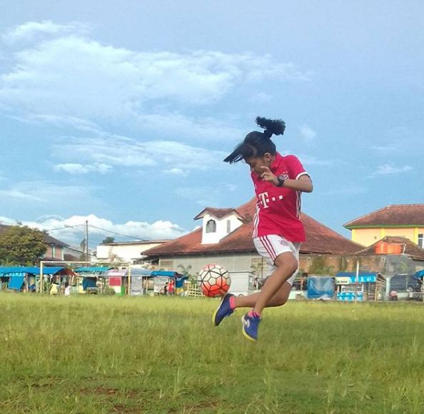 10 Foto cantiknya Hanipa, pemain Timnas U-15 dengan segudang prestasi