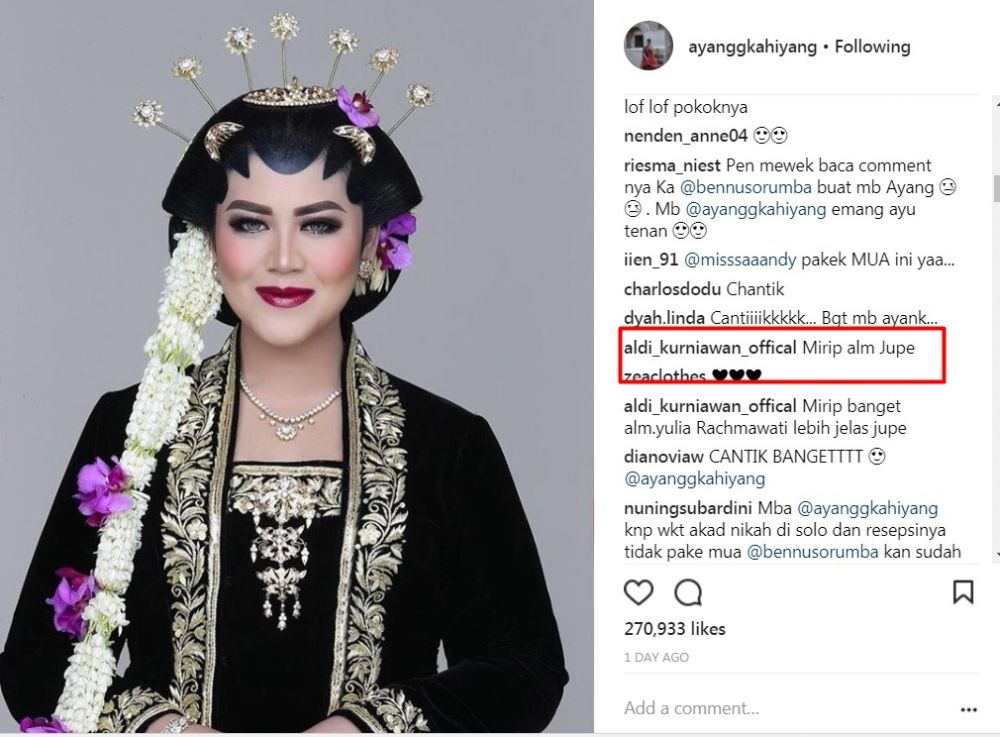 Jadi model pengantin, warganet sebut tampilan Kahiyang mirip KD & Jupe
