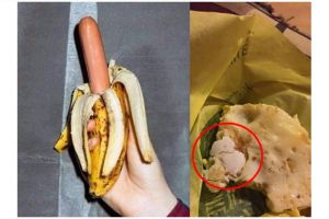 11 Kejanggalan pada makanan ini bikin selera hilang, ada pisang sosis