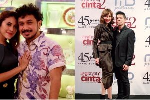 Istri 7 anak band ini sering menemani suaminya manggung, so sweet abis