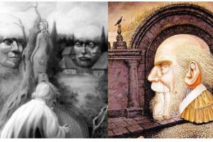 Jika temukan 6 wajah di tiap lukisan ini penglihatanmu terbukti tajam