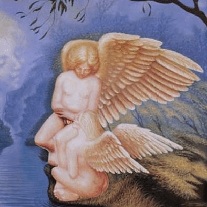 Jika temukan 6 wajah di tiap lukisan ini penglihatanmu terbukti tajam