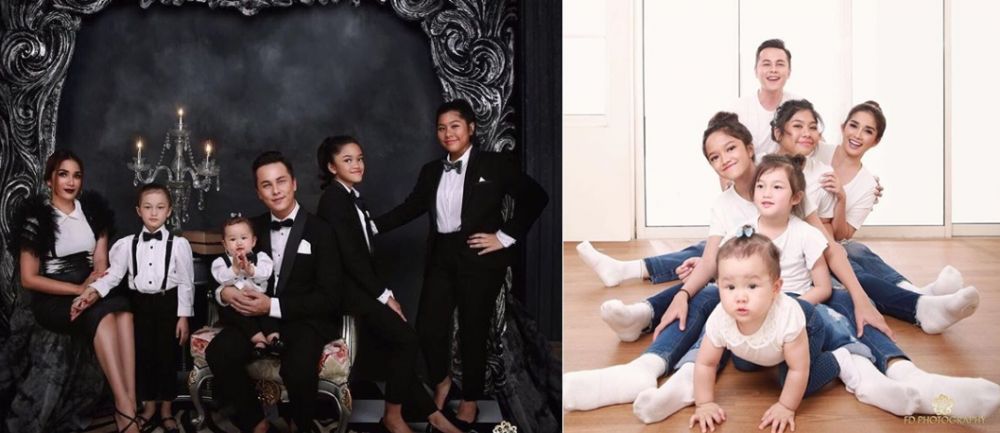 4 Keluarga artis ini gemar pakai baju kembaran, kompak banget