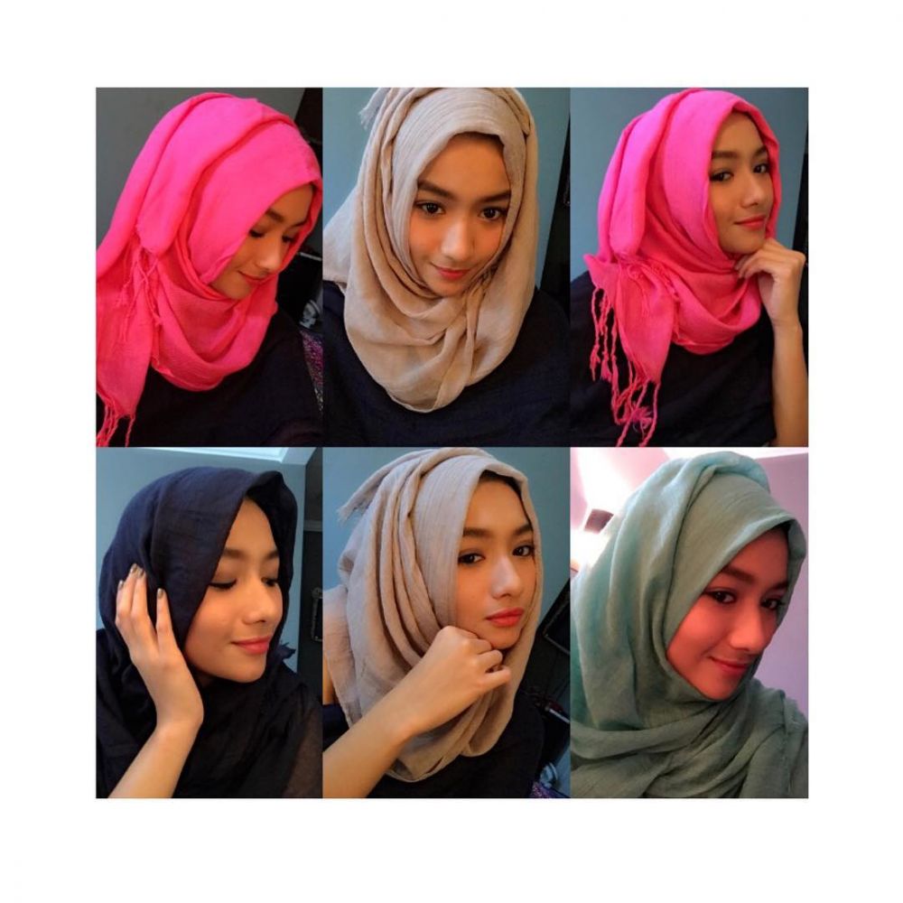 9 Potret Adzana Bing Slamet saat berhijab, makin anggun dan cantik