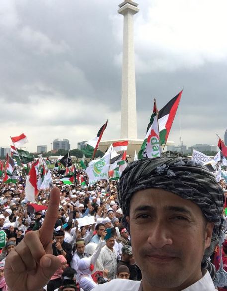 8 Artis ini ikut aksi bela Palestina di Monas Jakarta