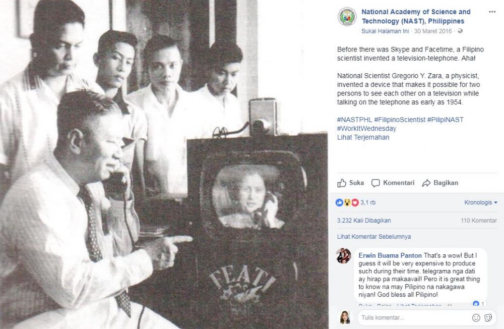 Viral, beredar potret pria sedang lakukan video call di tahun 1950-an
