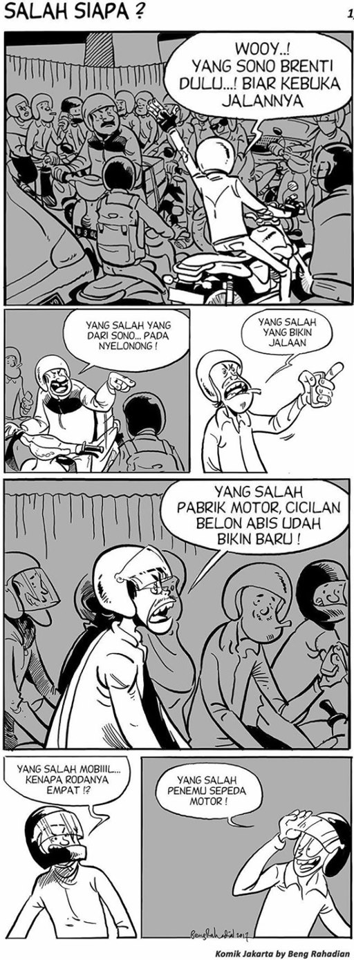 7 Komik ungkap realita kehidupan Jakarta, bikin geleng-geleng kepala 