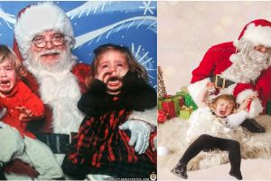 10 Foto kebersamaan Santa Klaus yang bikin gagal bahagia