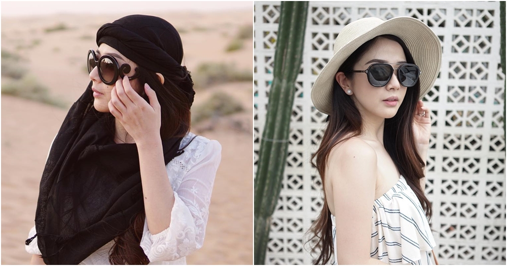 10 Pesona Franda yang makin menawan saat hamil muda, jalan-jalan terus