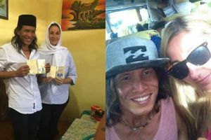 Nikahi bule cantik, pria Bojonegoro bikin geger kampung halamannya