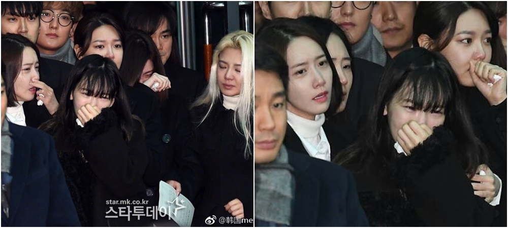 Momen sedih 4 member SHINee antar Jonghyun ke peristirahatan terakhir