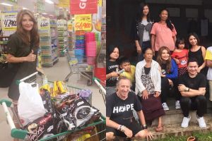 10 Momen Tamara Bleszynski peduli pengungsi Gunung Agung, bikin salut