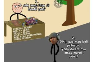 Komik strip 3 tipe pembeli petasan ini ngocolnya minta ampun