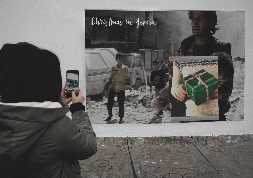 10 Ilustrasi ubah potret krisis kemanusiaan Yaman jadi suasana Natal
