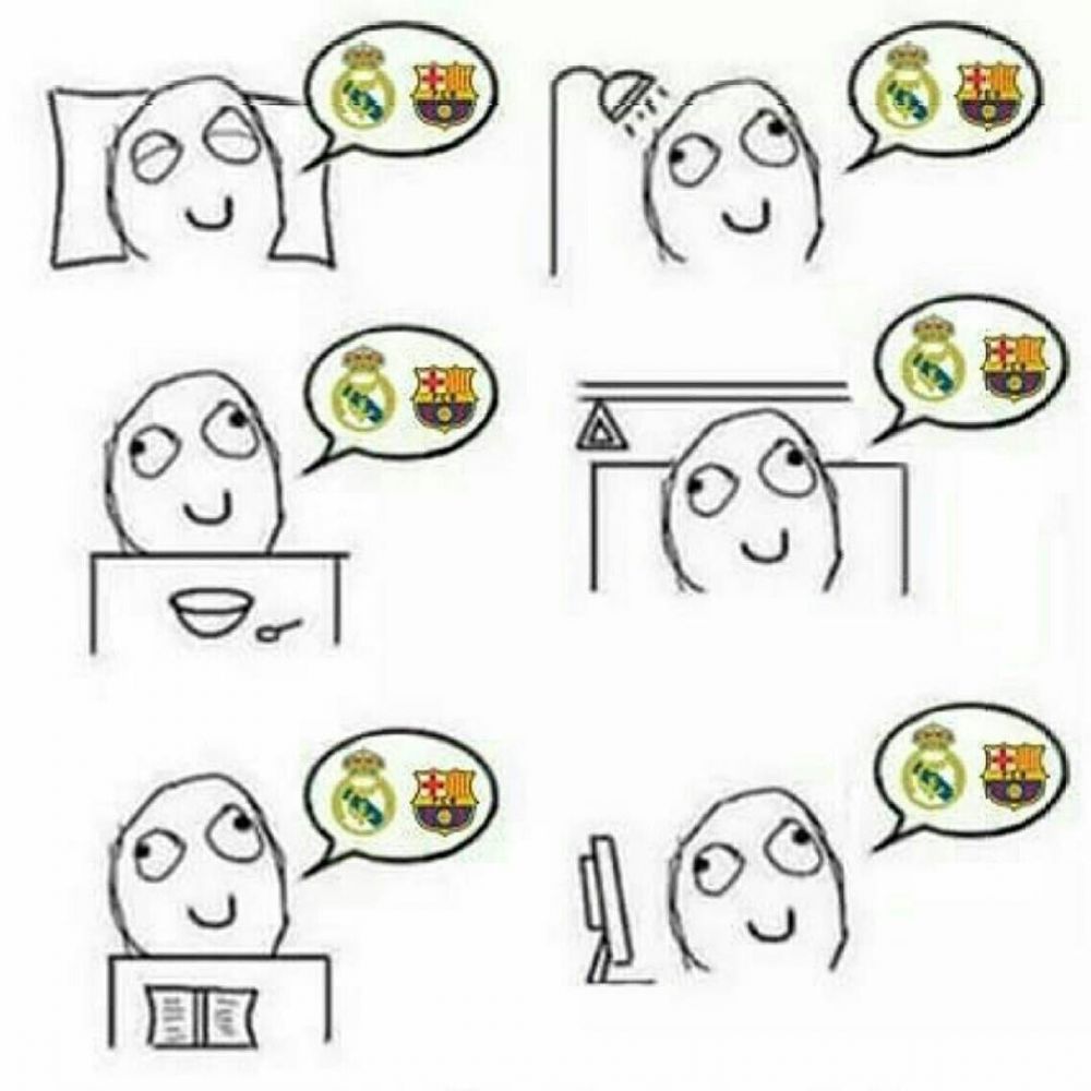 11 Meme 'El Clasico' ini kocaknya ademin suasana sebelum pertandingan