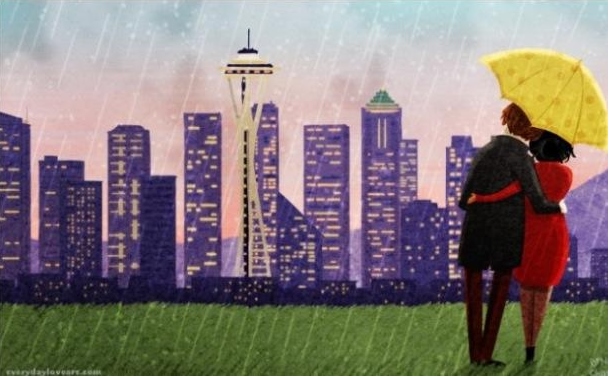 15 Ilustrasi pasangan romantis ini married goals abis