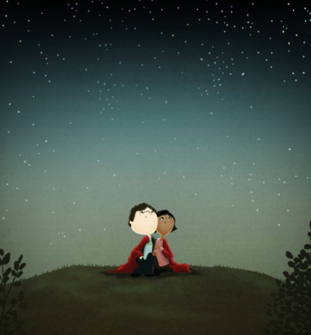 15 Ilustrasi pasangan romantis ini married goals abis