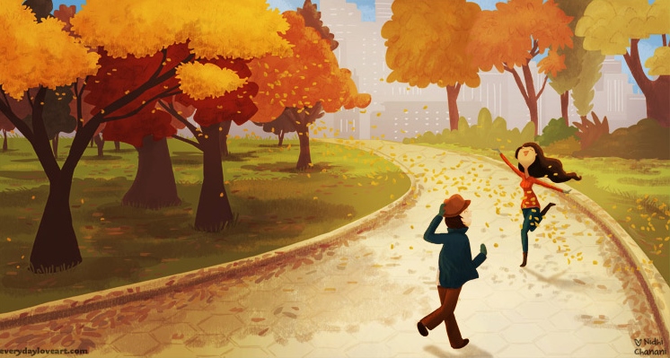 15 Ilustrasi pasangan romantis ini married goals abis