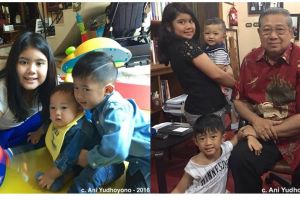 10 Momen akrab ketiga cucu SBY saat main bareng, akur banget