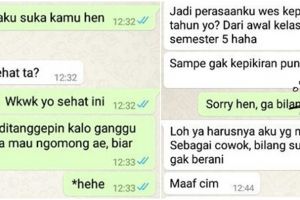 Chat cewek nembak duluan ini endingnya bikin baper abis