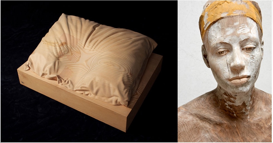 14 Patung kayu mirip banget sama aslinya, bikin terpana