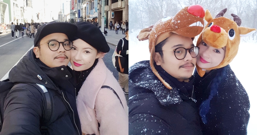 10 Momen liburan Derby Romero & istri di Jepang, jadi Natal pertama