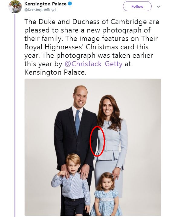 Ada yang aneh di kartu Natal keluarga Pangeran William, bisa temukan?