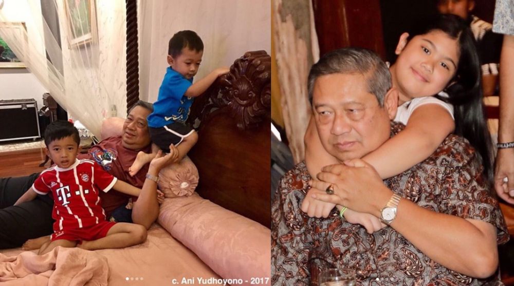 Momen akrab 5 presiden Indonesia saat bersama cucu, harmonis banget