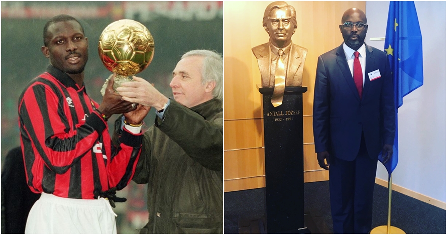 Legenda AC Milan jadi presiden Liberia, ini 7 foto transformasinya
