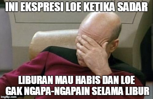 10 Meme 'setelah liburan' ini kocaknya bikin otak & otot makin rileks