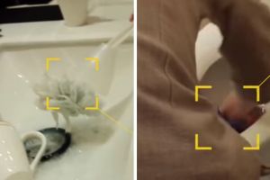 Pegawai hotel ini bersihkan toilet & alat makan pakai sikat yang sama