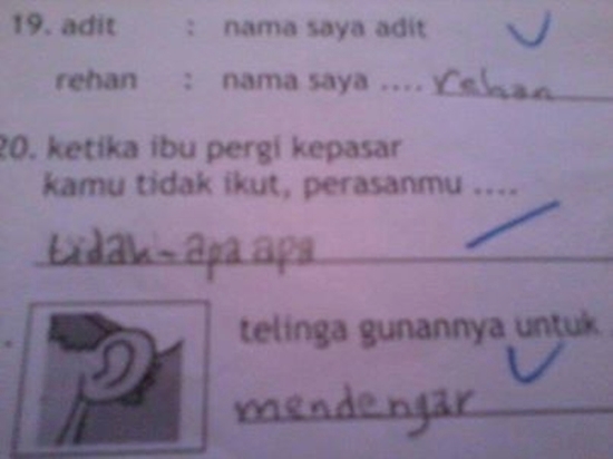 11 Jawaban kelewat cerdas ini bikin ketawa seharian
