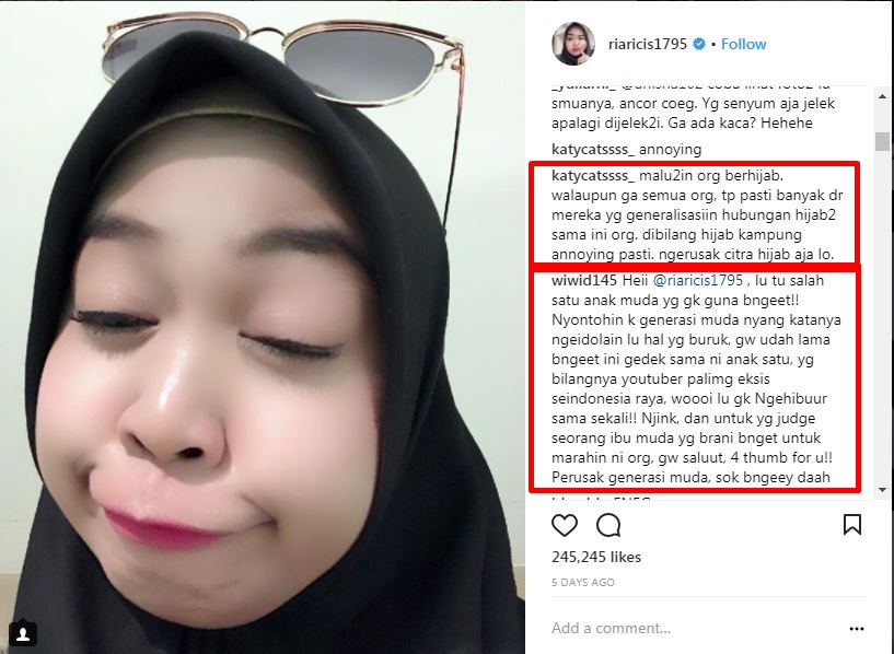 Dinilai banyak tingkah, 8 postingan Ria Ricis ini kerap tuai hujatan