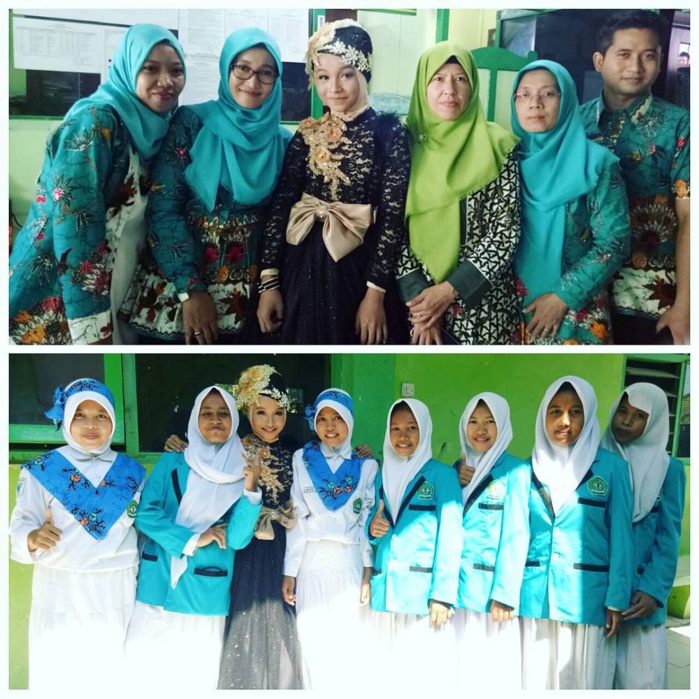 10 Foto Tasya Rosmala artis dangdut saat berhijab, imutnya nambah