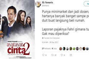 Ditanya pajak Fahri Ayat-Ayat Cinta 2, jawaban Ditjen Pajak ini keren